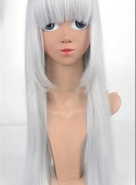 银灰色 65cm 动漫 假发