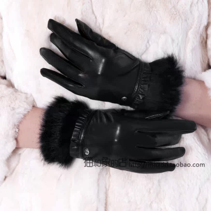 秋冬礼盒时尚女朋友羊皮手套女士