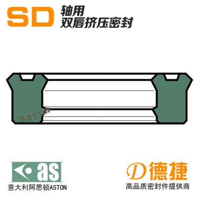 意大利进口阿思顿ASTON密封圈 轴用SD型双唇挤压密封