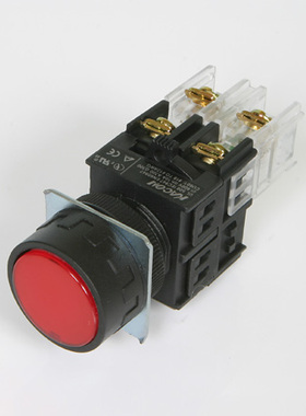 凯昆KACON按纽 Φ22mm 绿色圆形带LED灯按纽开关 K22-27G10-RF