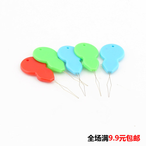 高档葫芦形优质铜穿线器 快速穿针器串珠小孔珠子引线器工具