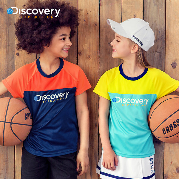 DISCOVERY EXPEDITION 童装旗舰店 全场满¥69-50优惠券可领取 多款男女童、少儿T恤、短裤折后¥19包邮