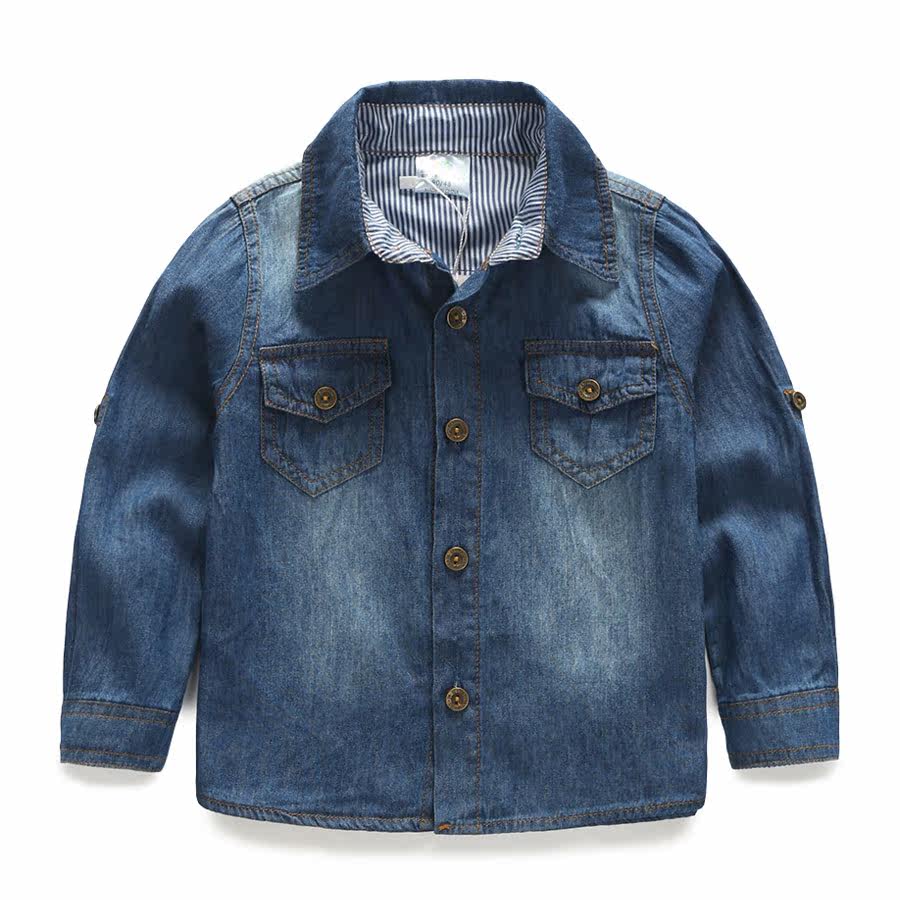 Chemise garcon à manche longue - Ref 2081977 Image 1