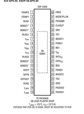 原装  LTC3855EFE LTC3855IFE LTC3855 TSSOP 现货