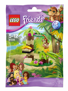 老款 LEGO乐高 41045朋友系列 小猴子的香蕉树 2014款