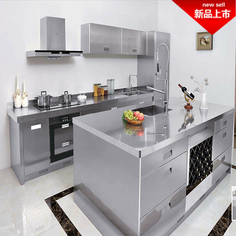 304 Stainless steel Primary color Kitchen Customized The whole cabinet Stainless steel countertops Custom cabinet TMin the Whole house custom , Kitchen Cabinet &amp; Accessories , Kitchen Cabinet  category - from Buy2taobao.com to provide professional Taobao agent buy service