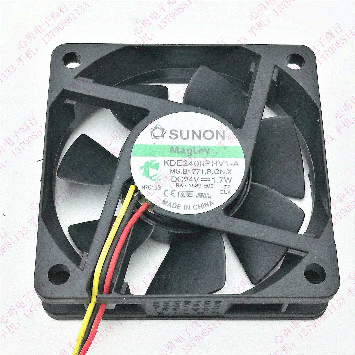 原装 SUNON KDE2406PHV1-A 6015 24V 1.7W 6CM 静音 变频器 风扇