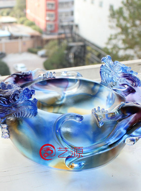 琉璃摆件客户朋友祝寿礼品