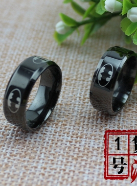 新款蝙蝠侠大气风热卖钛钢戒指