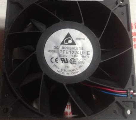 台达 12CM 12038 24V 2.40A 大风量 暴力 变频器风扇 PFB1224UHE