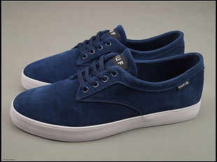 2015新款 外贸原单huf翻毛牛皮鞋滑板鞋男鞋低帮鞋休闲鞋46码47码