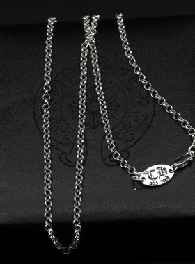 长款泰银朋克无吊坠潮流o型项链