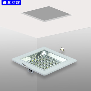吸顶灯防水厨房浴室卫生间照明天花开孔安装 led嵌入式 新升级暗装