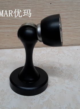 UMAR优玛加厚黑色门吸 雅黑地吸 墙吸 纯黑两用门吸 房门卧室门吸