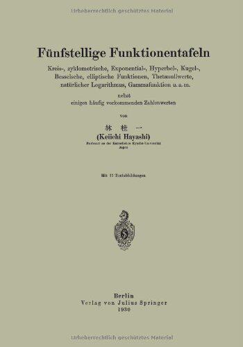 【预订】Funfstellige Funktionentafeln: Kreis...