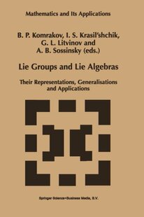 【预订】Lie Groups and Lie Algebras: Their R...
