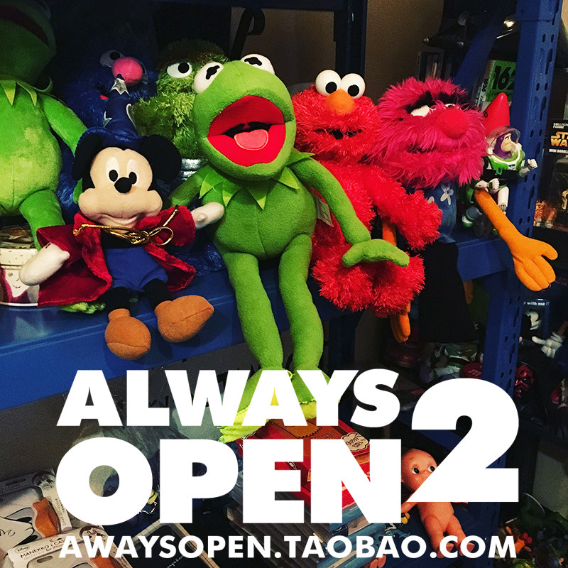 美国布偶秀科密特kermit青蛙毛绒玩具公仔 the muppets