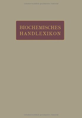 【预订】Biochemisches Handlexikon: VI. Band ...