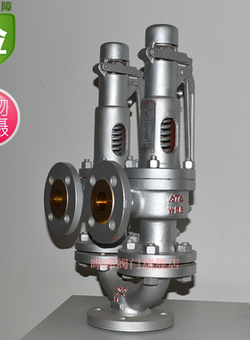 A38H A38Y-40C铸钢双联弹簧式安全阀 DN40-DN150