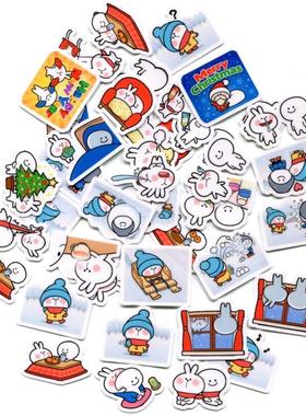 Line表情贴纸 Spoiled Rabbit 系列8 自制手帐相册贴纸 40枚 Z400