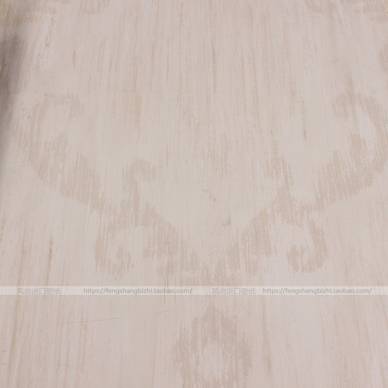 美式莨苕叶纹朦胧美 seabrook美国进口 环保纯纸壁纸卧室客厅书房