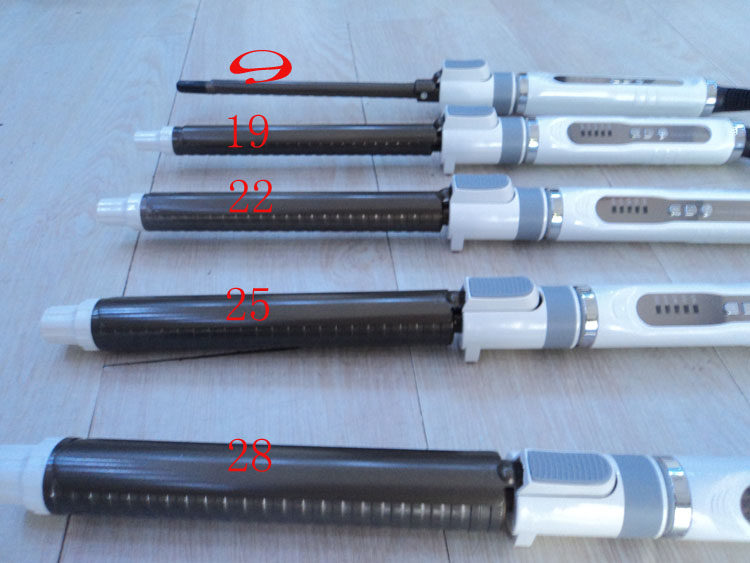 深美卷发棒专业陶瓷不伤发烫发神器电卷发棒螺纹卷发棒360度旋转