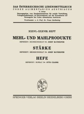 【预订】Mehl- Und Mahlprodukte. Starke. Hefe