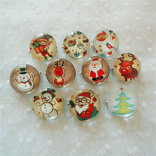 Broche Lovers en cristal artificiel - Ref 1180409 Image 1