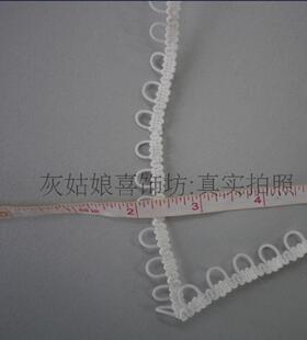 实物DIY敷料带子细绳子自带扣眼婚纱礼服后背带子扣子自松紧扣眼