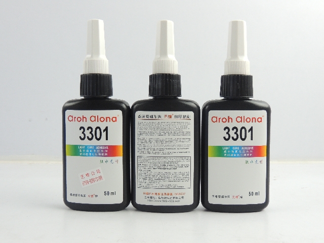 包邮光固化3301胶水 玻璃 香港无情 金属 UV3301胶水 塑料胶水