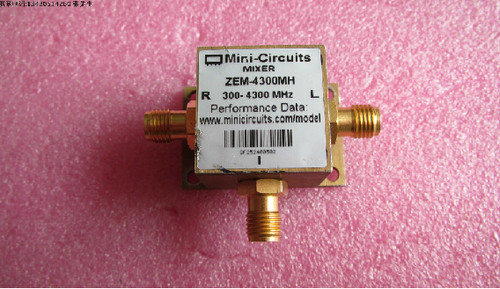 ZEM-4300MH Mini-Circuits 300-4300MHz SMA RF 射频微波同轴宽带混频器 RF:300 - 4300 MHz LO:300 - 4300 MHz IF:DC - 1000 MHz LO Power:13dBm