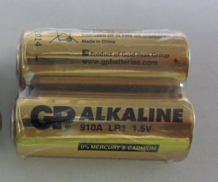 gp超b lr1 n gp910a 910a 8号碱性电池 金装 e90单5形1.5v