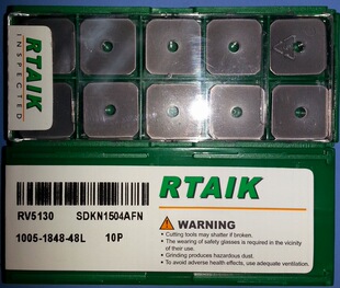 粗铣 锐泰克 4160511铣刀片 45度 SDKN1504AFN RTAIK RV5130