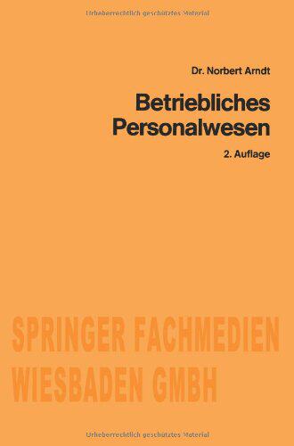 【预售】Betriebliches Personalwesen