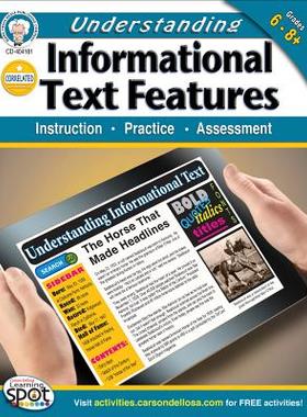 【预售】Understanding Informational Text Features, Gra...