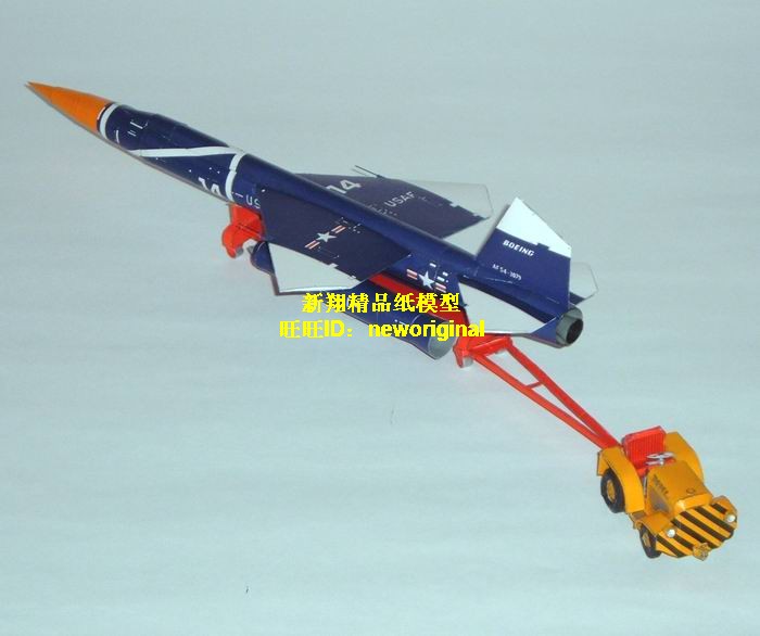 美国波音波马克地空导弹巡航弹道导弹及发射架发射井模型