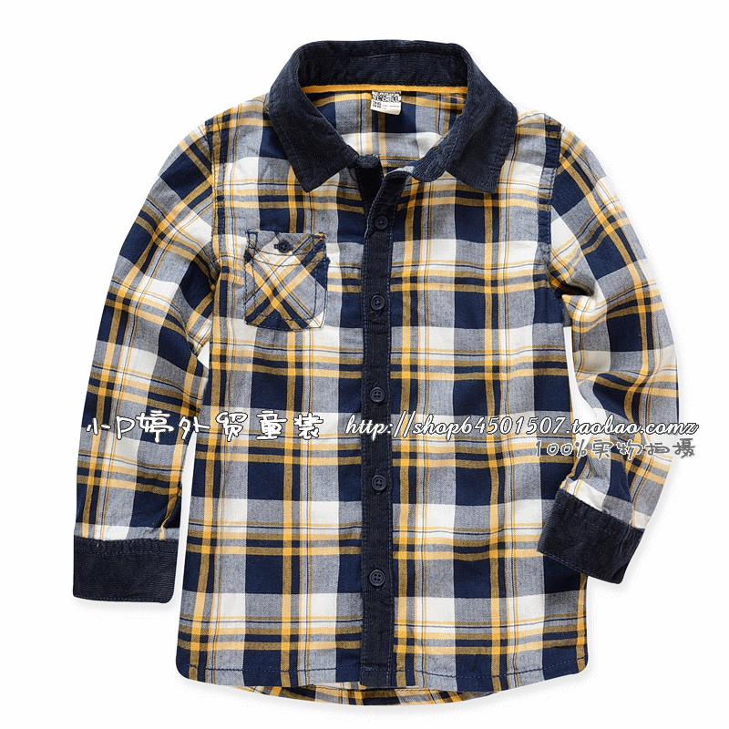 Chemise garcon à manche longue - Ref 2078279 Image 1