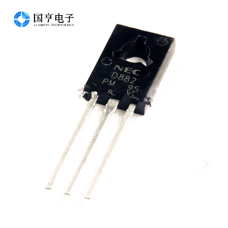 三极管 2sd882-jm nec d882p to-126封装