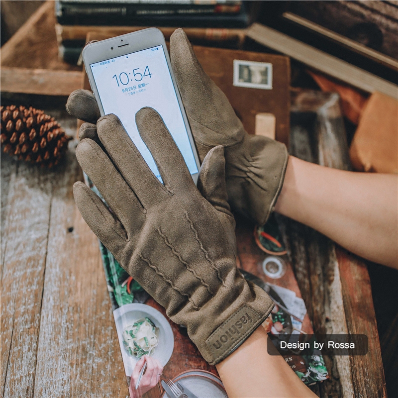 Gants pour homme en velours - Ref 2782574 Image 3