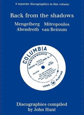 【预售】Back from the Shadows. 4 Discographies. Willem...