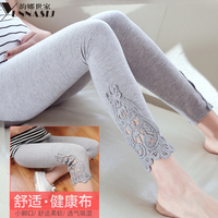 孕婦打底褲托腹薄款夏裝孕婦裝春秋款外穿九分褲長褲托腹褲子春夏
