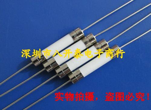 10A/250V 电磁炉元件 F10AL250V 6*30mm 带引线脚陶瓷保险丝