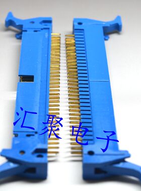 镀金脚带销64P牛角  测试牛角治具配件 64P蓝色牛角 间距2.54