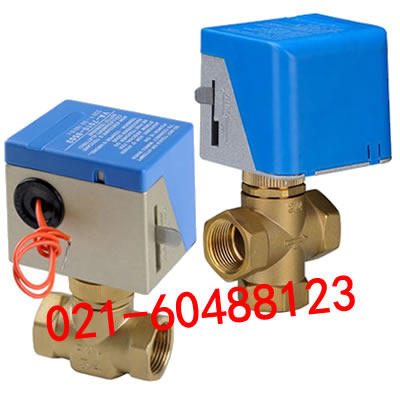 3/4电动二通阀，风机盘管电动三通阀，中央空调电动阀门DN20 6分