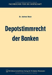 Der Depotstimmrecht Banken 预售