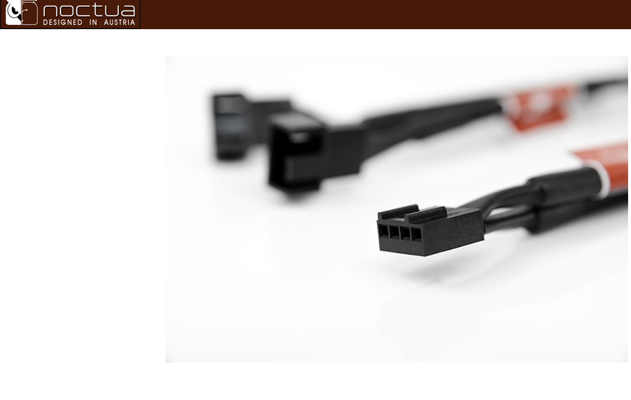 猫头鹰NA-SYC1风扇转接线 风扇4PIN  小4针PWM一分二线 PWM延长线