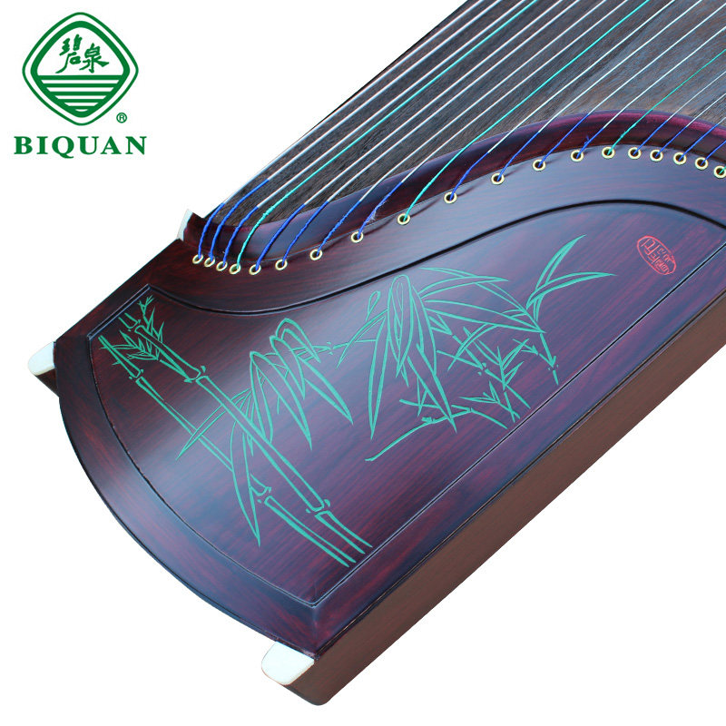 碧泉古筝 仿红木刻竹e814-1 初学者考级 成人儿童练习演奏乐器