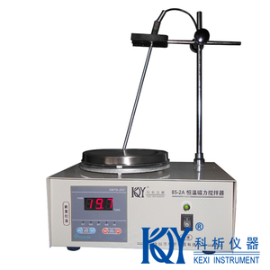 热销85-2A 数显恒温磁力搅拌器 不锈钢加热盘耐用 转速档位 科析