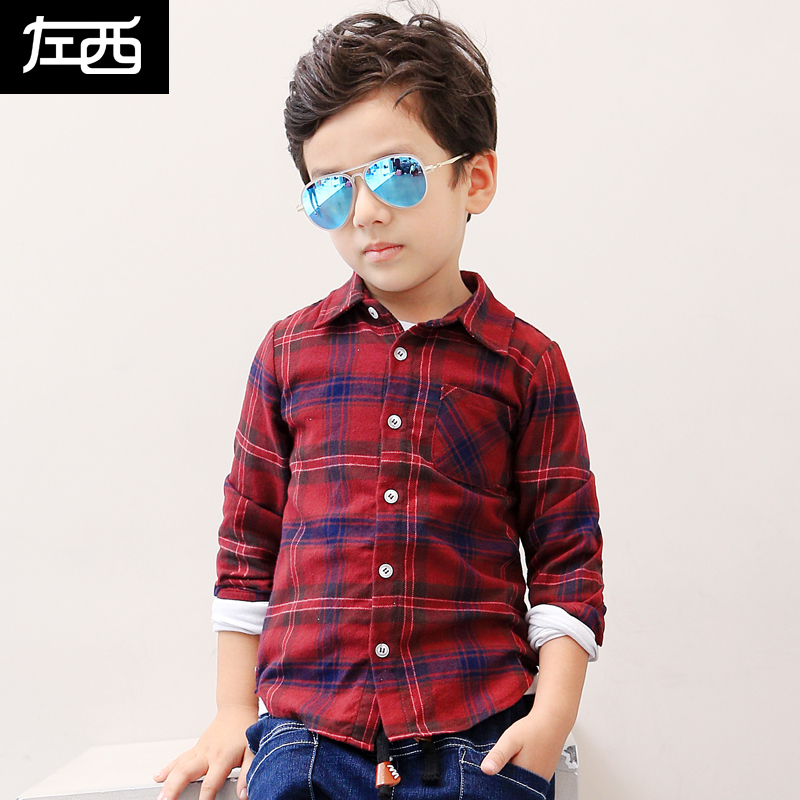 Chemise garcon à manche longue - Ref 2082316 Image 1