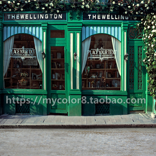 高清 影楼摄影背景 韩式 街景 274 mycolor8 素材图片大图15 婚纱